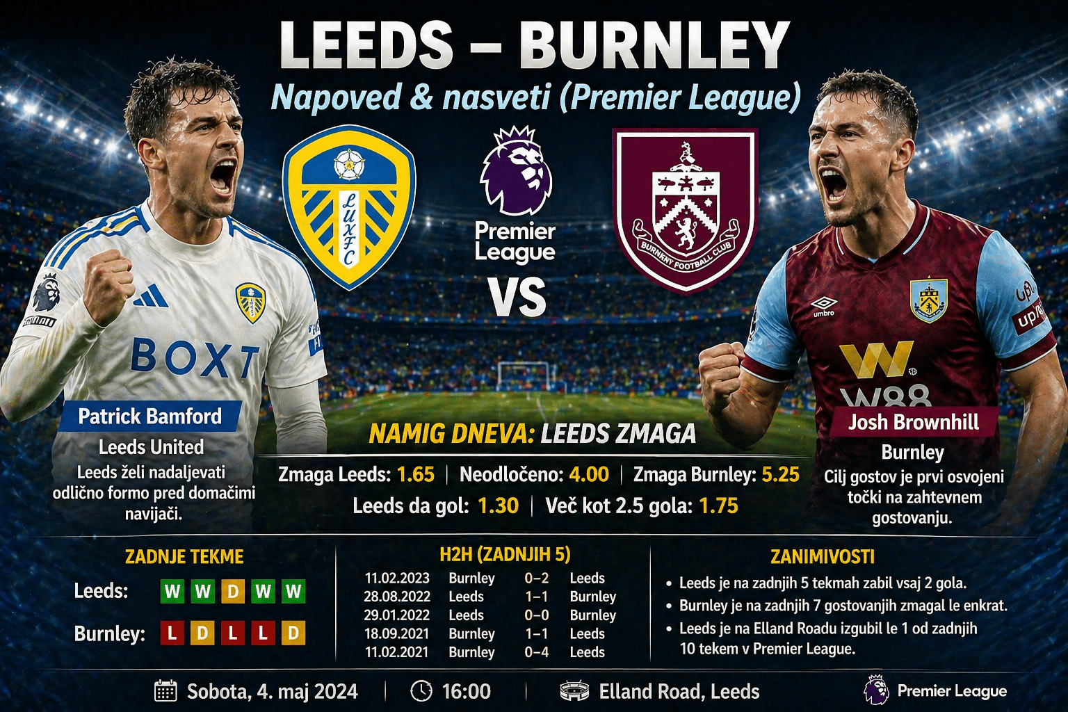 leeds vs burnley