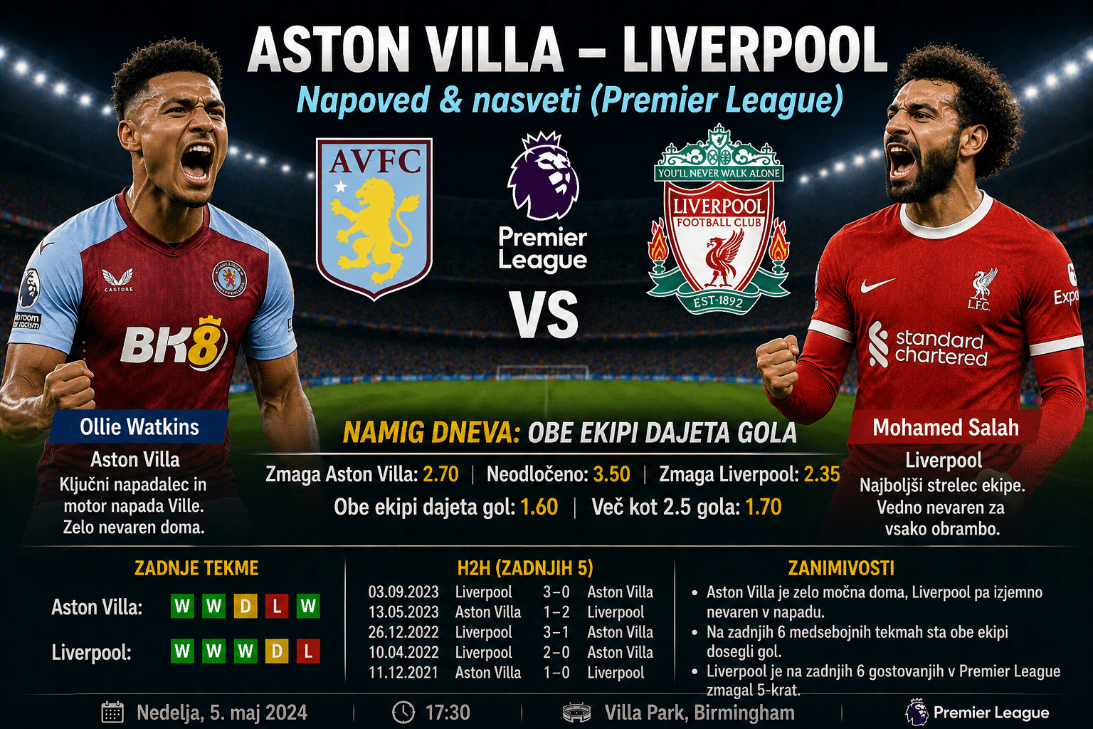 aston villa vs liverpool