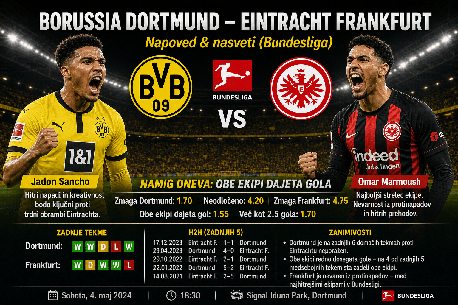 borussia vs eintraht