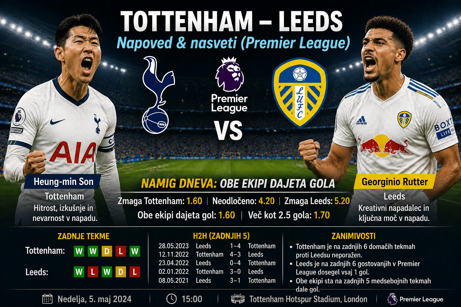 tottenham vs leeds