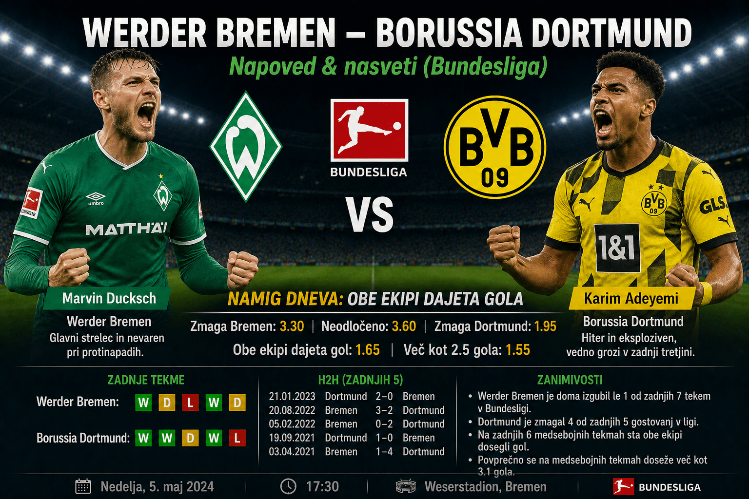 werder vs borussia d